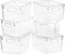Plastic Bins – Perfect Kitchen Organization or Pantry Storage – Fridge Organizer, Cabinet Organizers